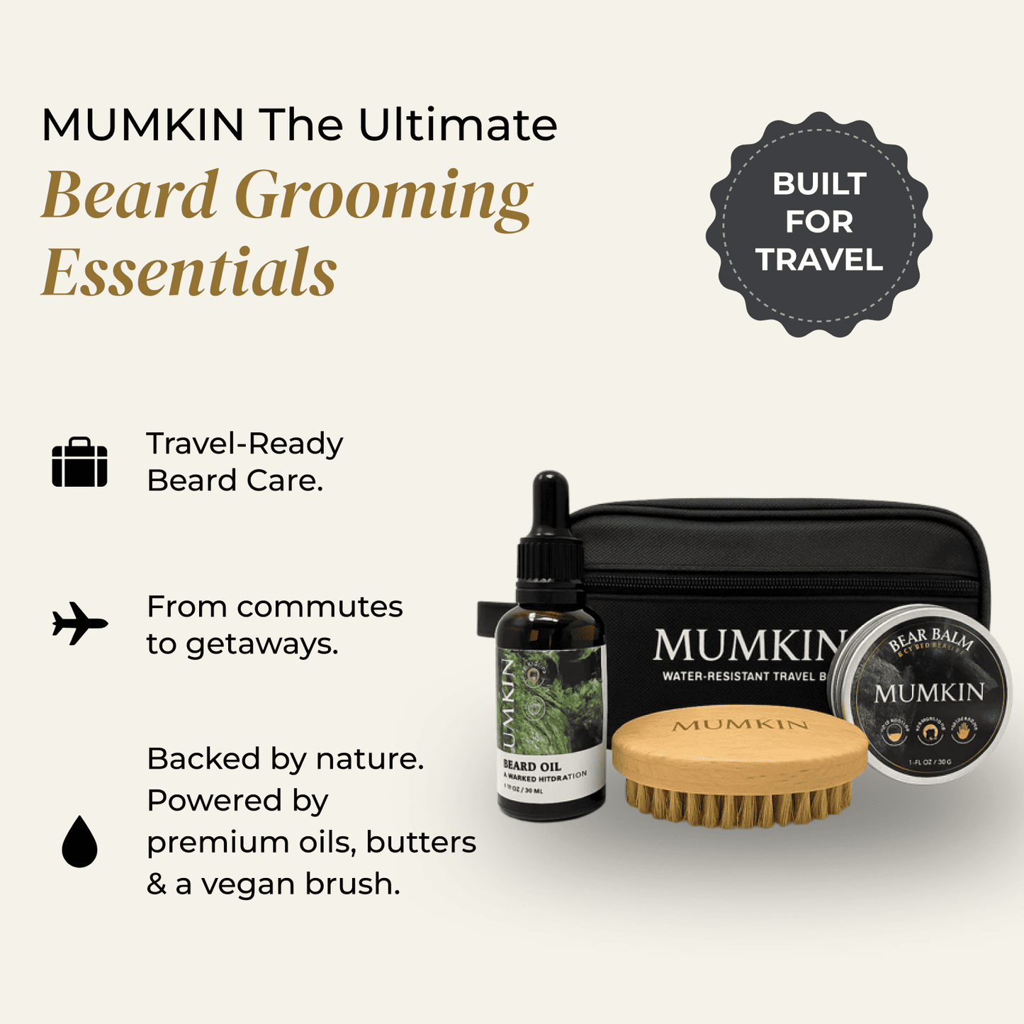 MUMKIN The Ultimate Beard Grooming Essentials