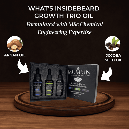 MUMKIN Beard Growth Trio Oil