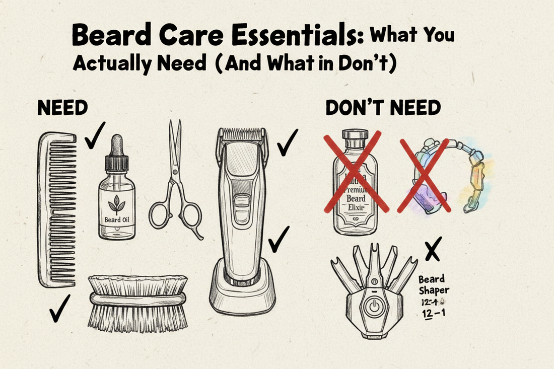 Beard Care Essentials: What You Actually Need (And What You Don’t)