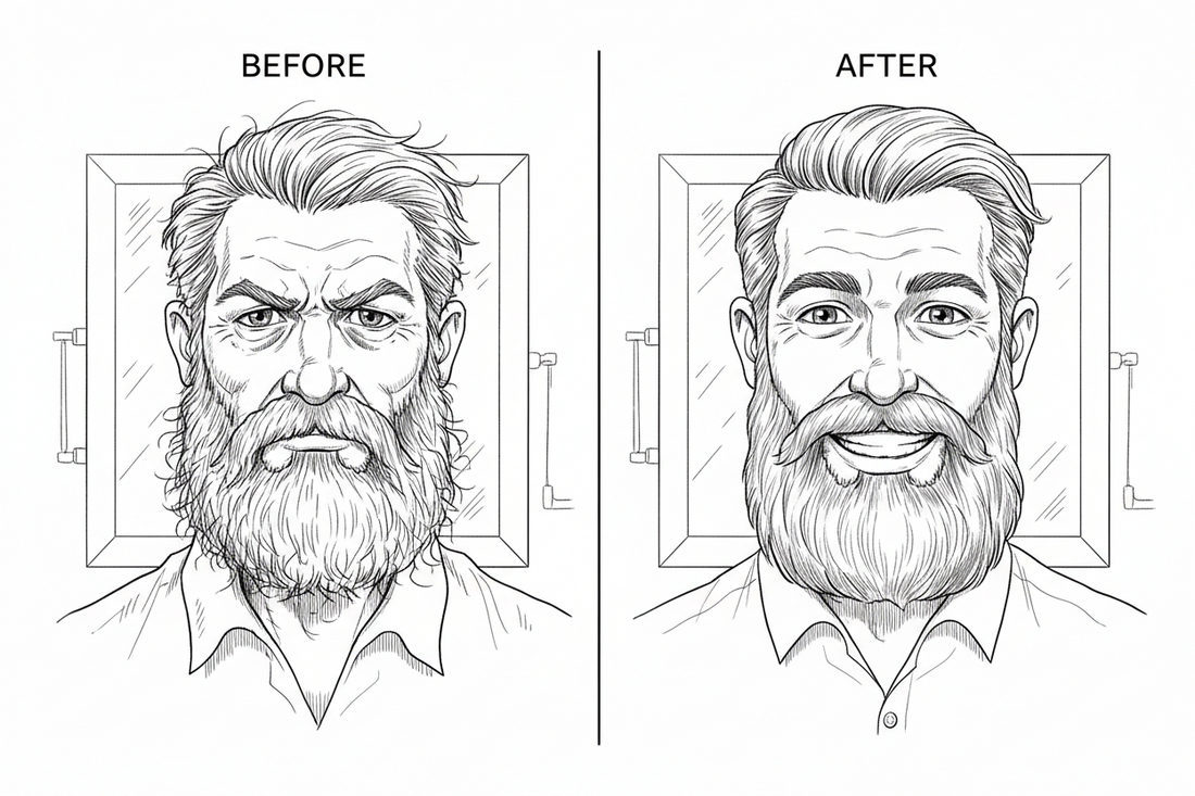 Beard Conditioner Before and After The Secret to a Softer, Healthier Beard