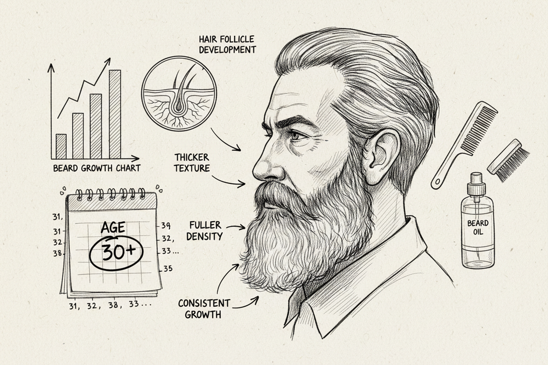 Beard Growth After 30: What Changes and What Still Works