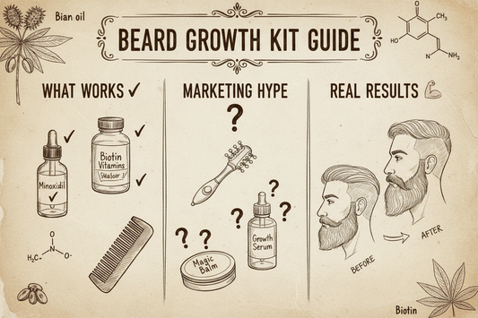 Beard Growth Kit Guide: What Works, What’s Marketing, What’s Real
