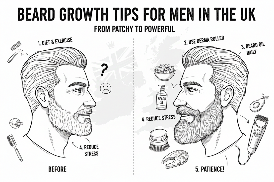 Beard Growth Tips for Men in the UK – From Patchy to Powerful