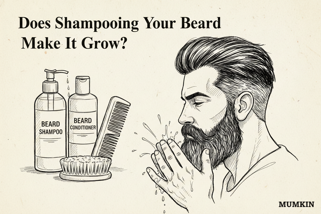 Does Shampooing Your Beard Make It Grow? | Mumkin Beard Care Guide