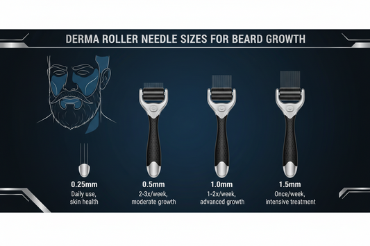 How Many Millimeters Should Your Derma Roller Be for Beard Growth?