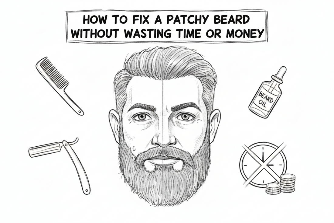 How to Fix a Patchy Beard Without Wasting Time or Money