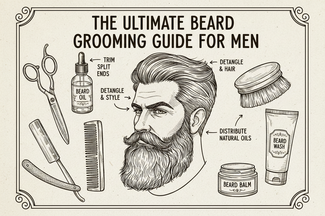The Ultimate Beard Grooming Guide for Men. Top Tips and Tools