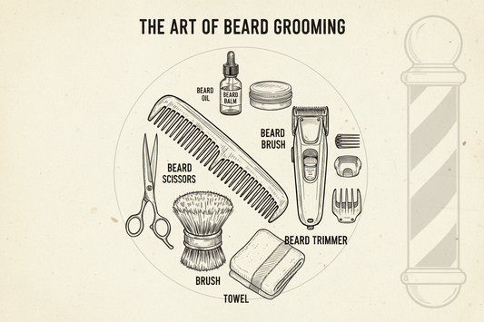 the art of beard grooming kit
