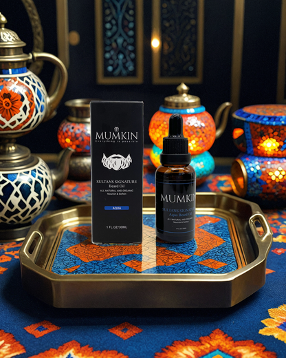 Best Beard Oil for Men AQUA | MUMKIN
