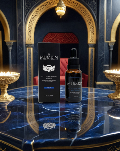 Best Beard Oil for Men AQUA | MUMKIN