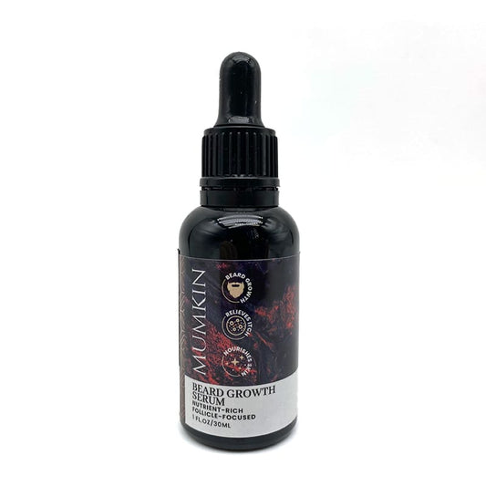 MUMKIN Beard Growth Oil and Derma Roller