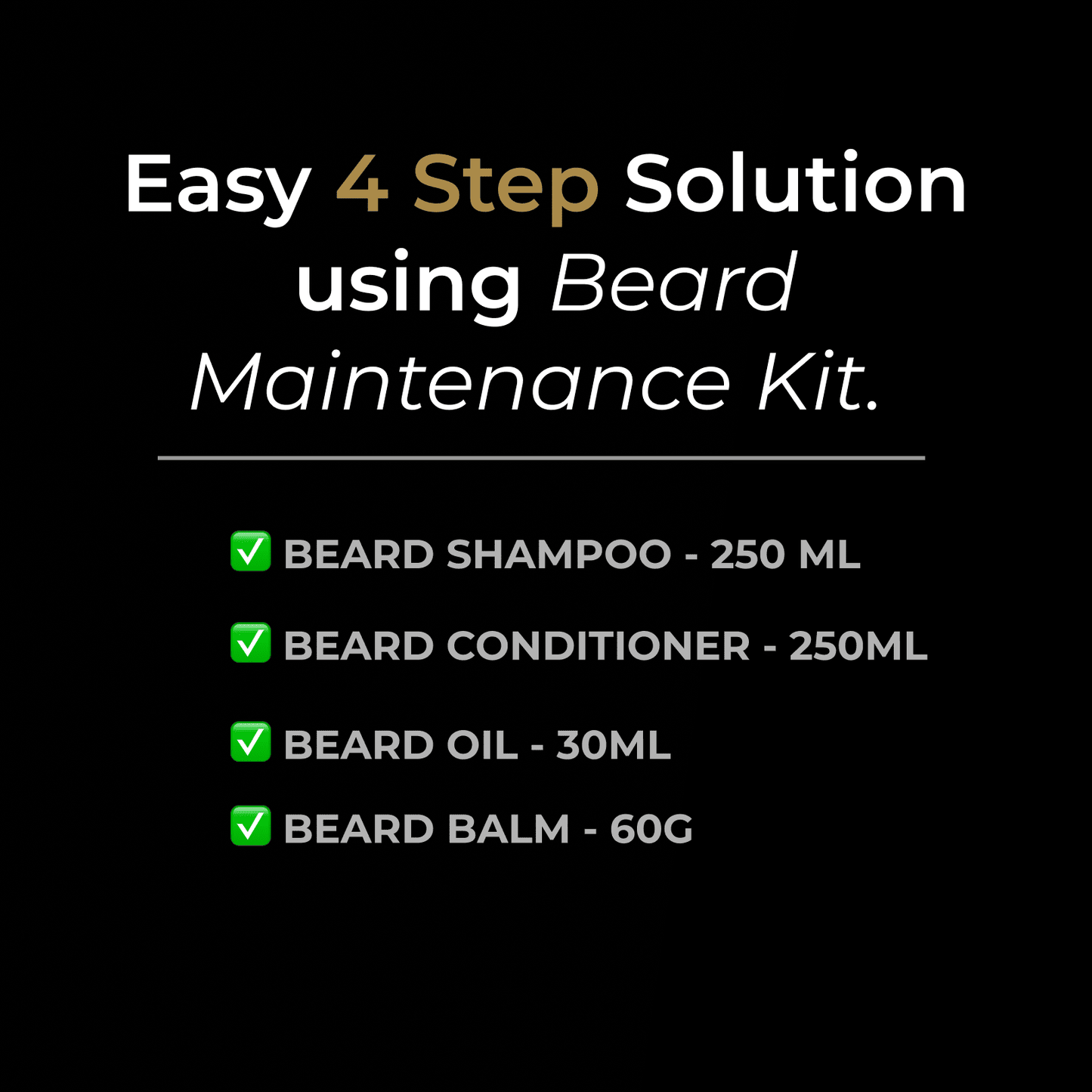 Beard Grooming Kit: Beard Care Kit | MUMKIN