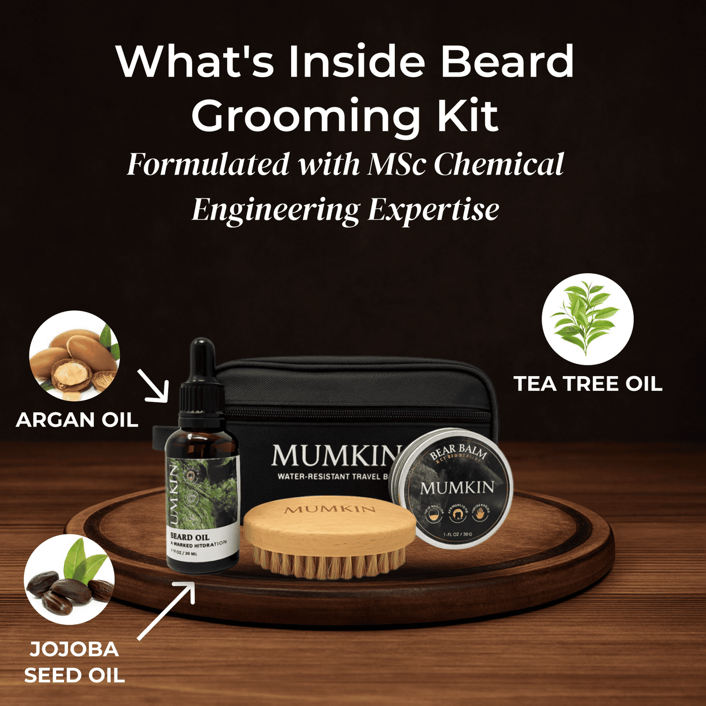 Beard Grooming Kit: Beard Care Kit | MUMKIN