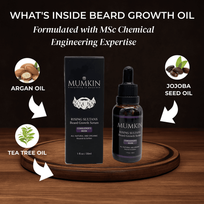 Best Beard Growth Oil 30ml MUSK | MUMKIN