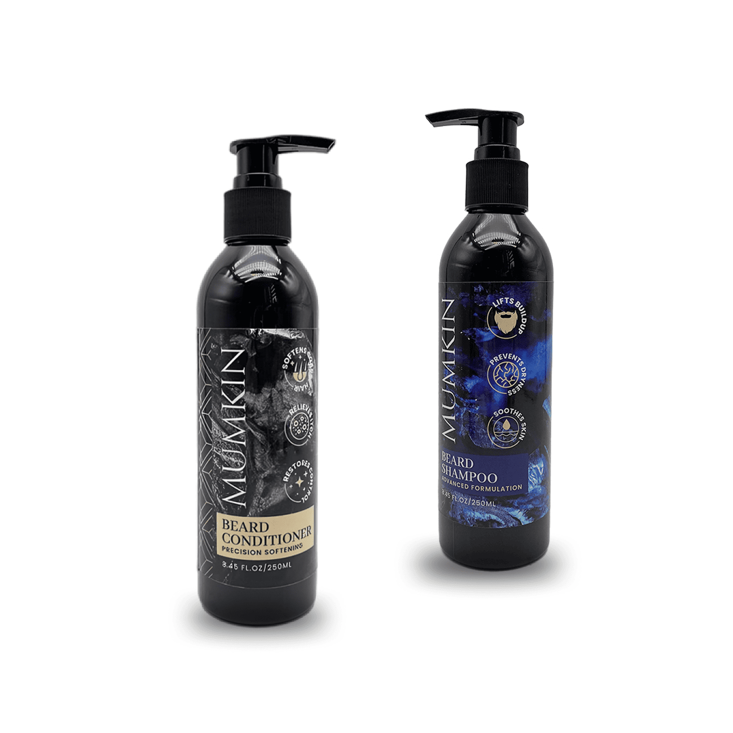 MUMKIN Beard Shampoo and Conditioner Bundle