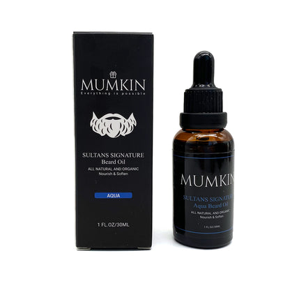 Natural and Organic Sultans Signature Beard Oil - Aqua
